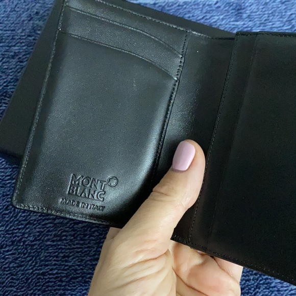 Montblanc Meisterstuck Business Card Holder With Gusset - Picture 2 of 7